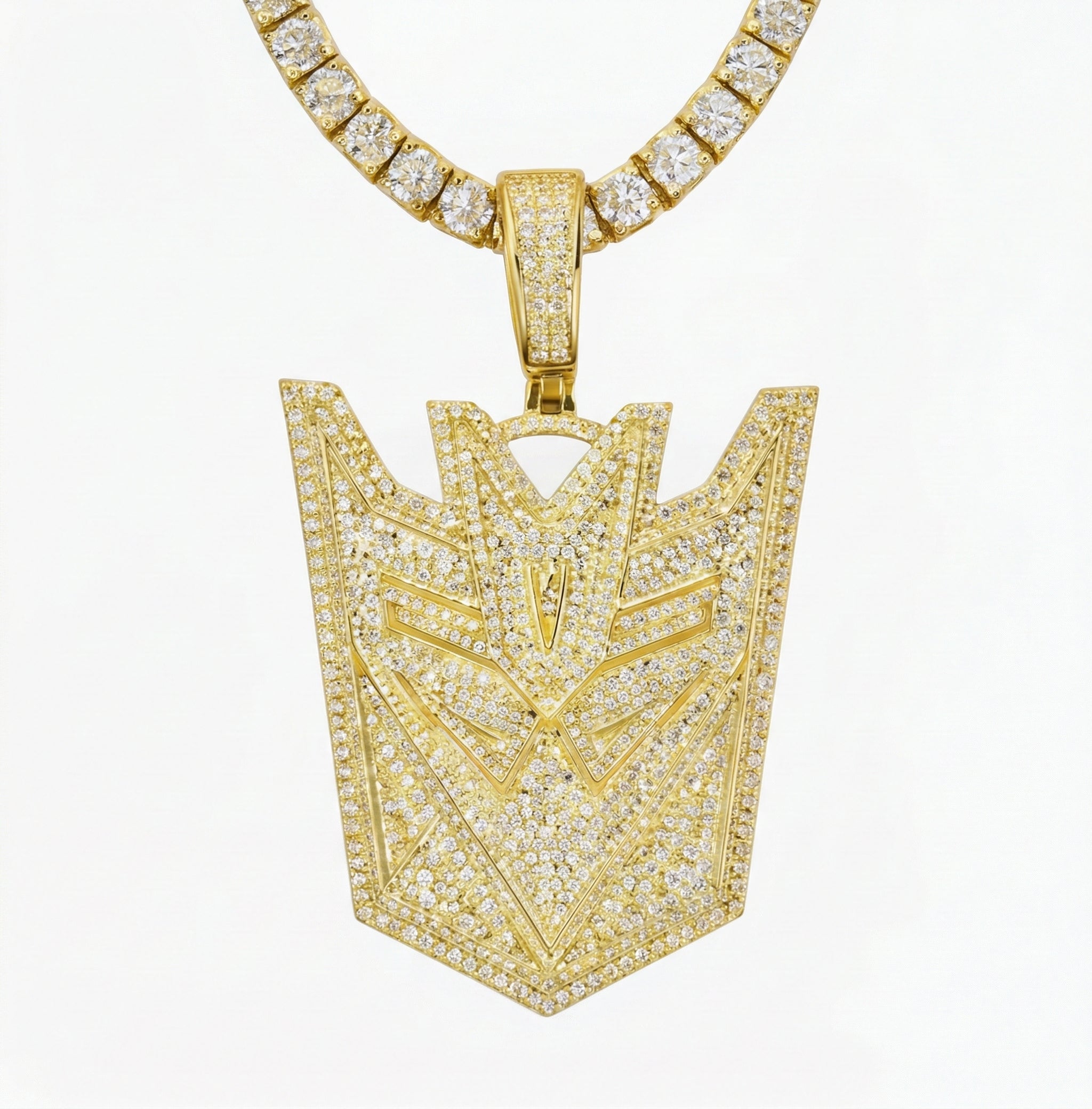 14K Gold Megatron Pendant