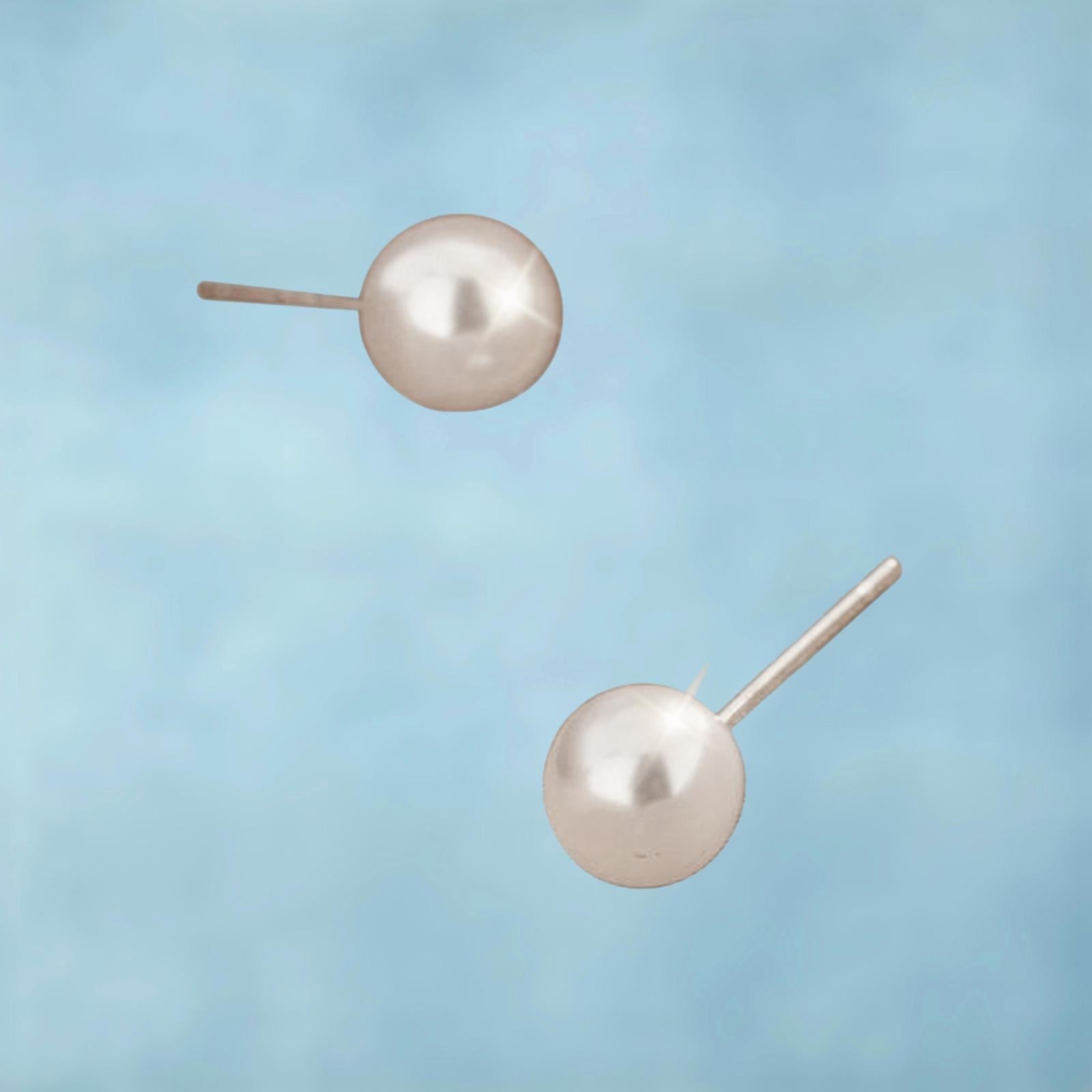 925 Silver Pearl Earrings