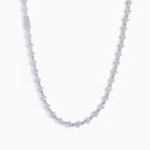 Deluxe White Gold Tennis Chain