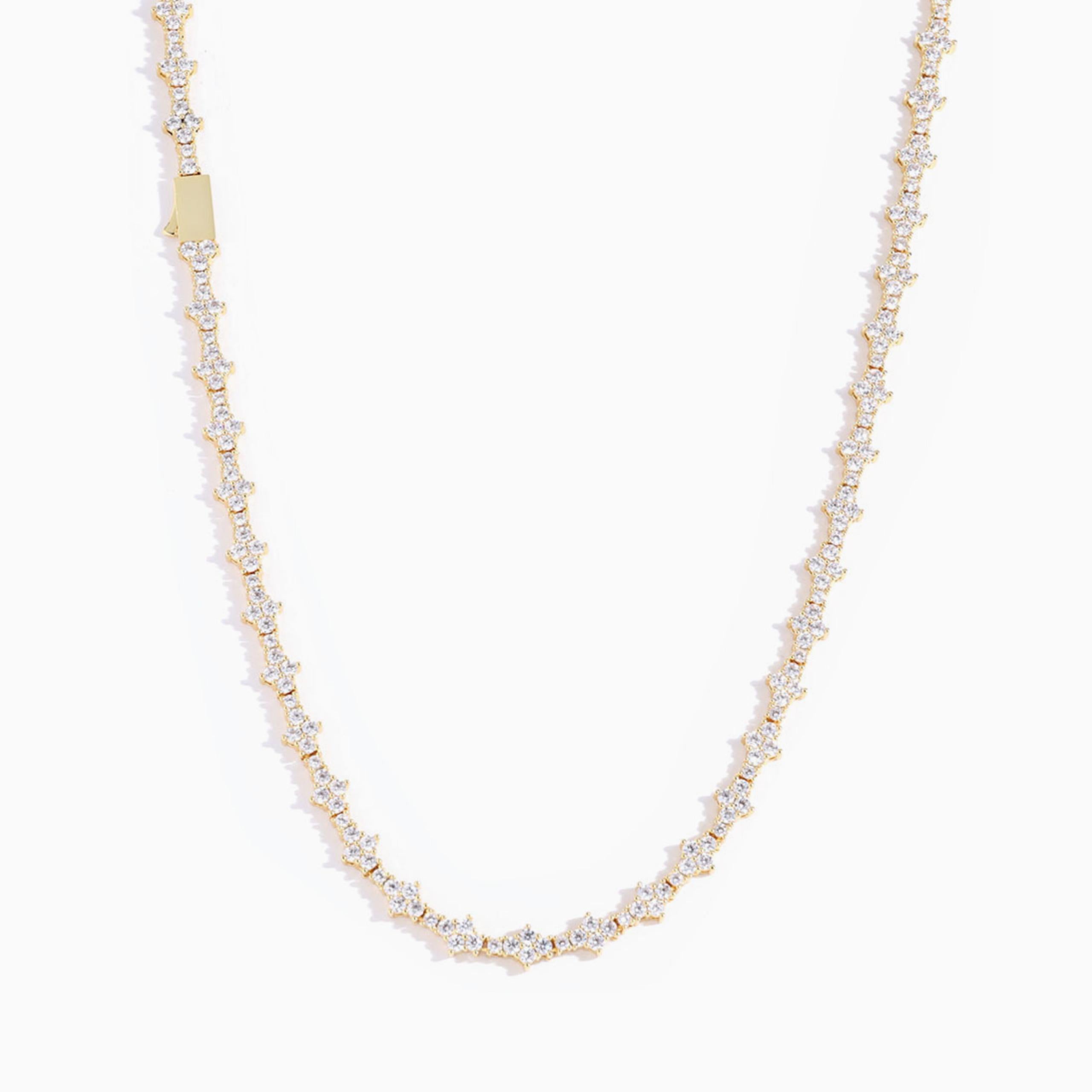 Cadena Tenis Deluxe Oro 18K