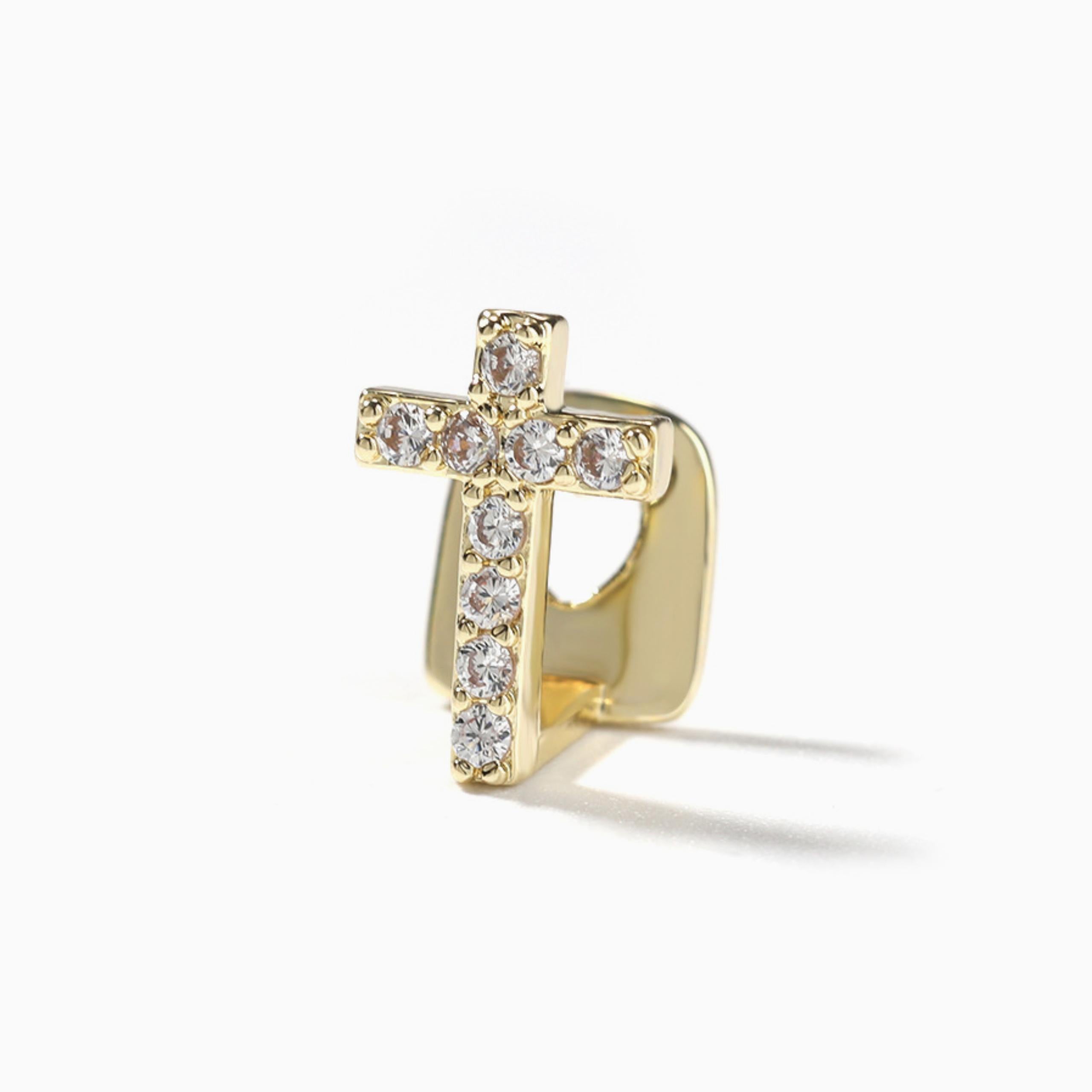 Gap Grillz De Cruz Oro 18K