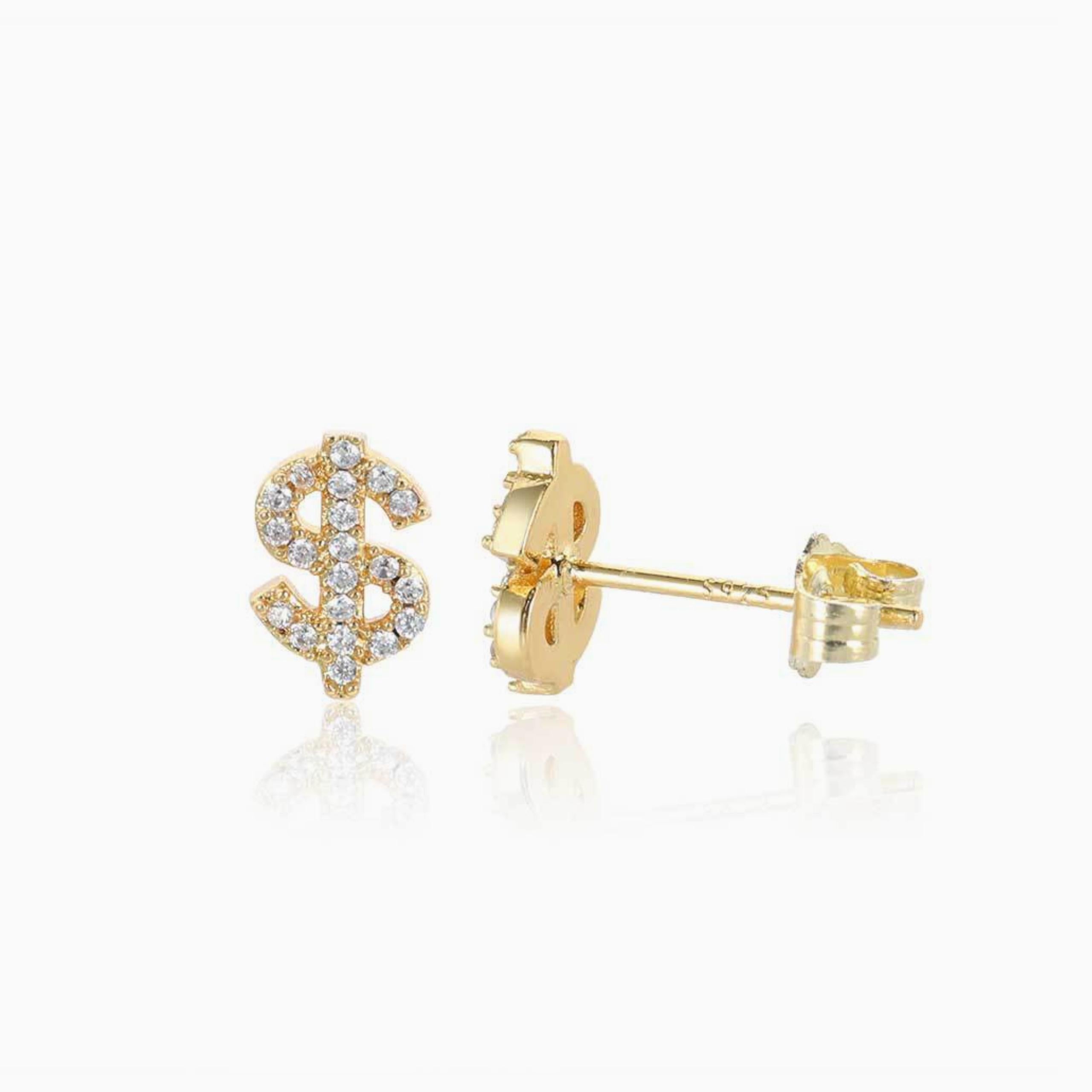 Pendientes Money Oro 18K