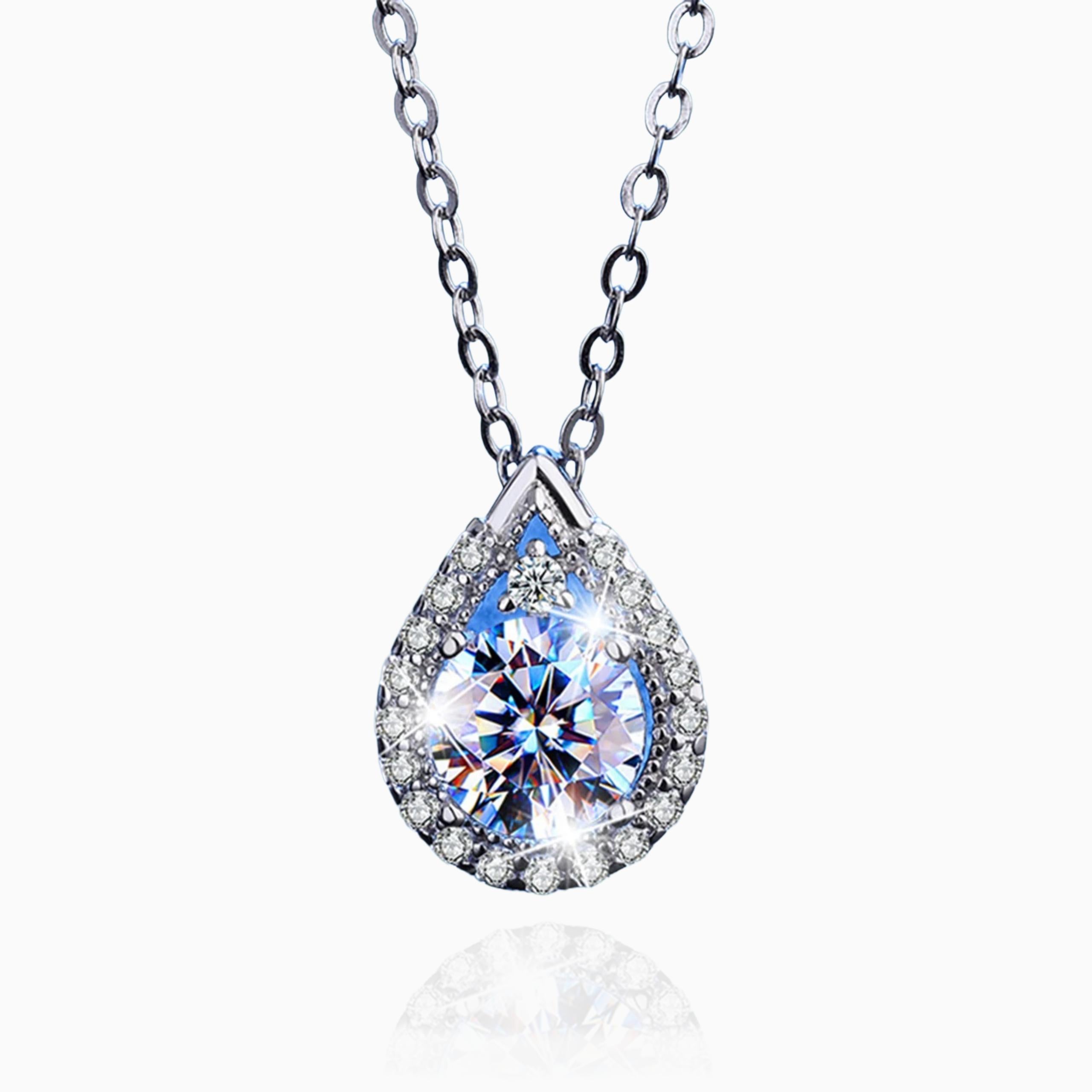 925 Silver Ice Drop Necklace