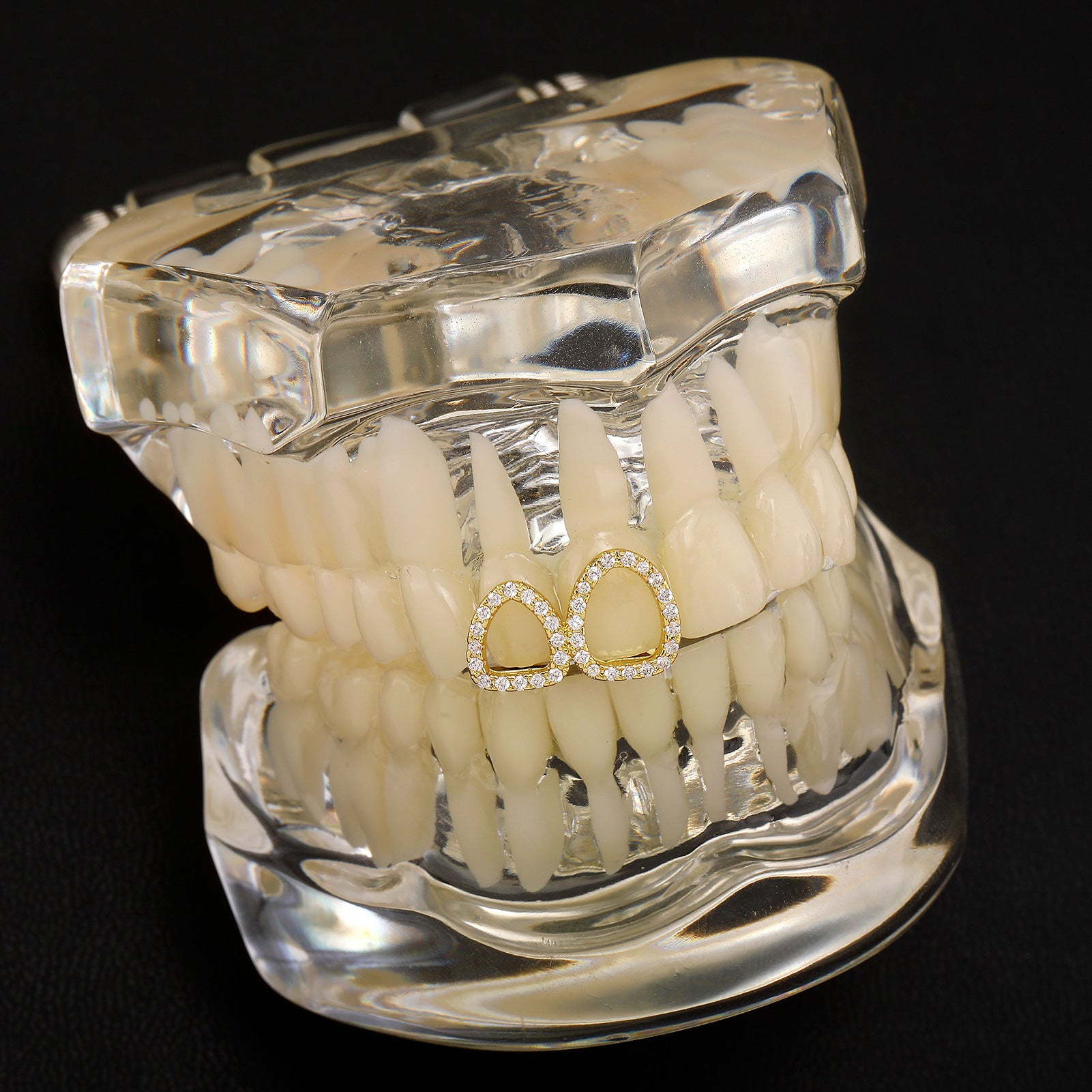 Grillz 2 Dientes Oro 18K