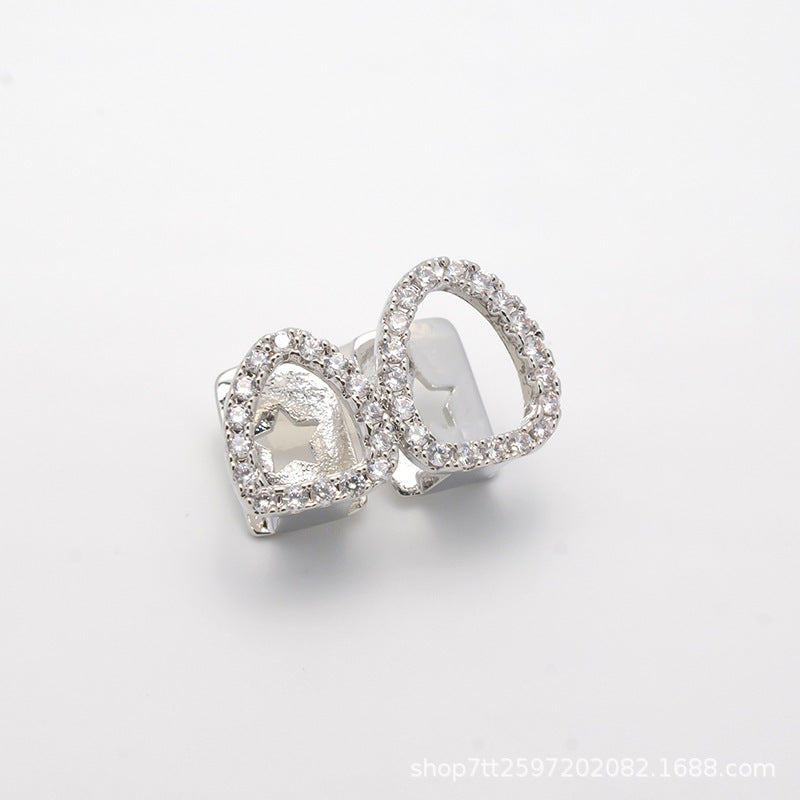 Grillz 2 Dientes Oro Blanco
