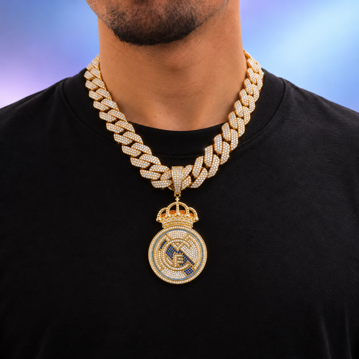 Real Madrid Pendant – 14K Gold