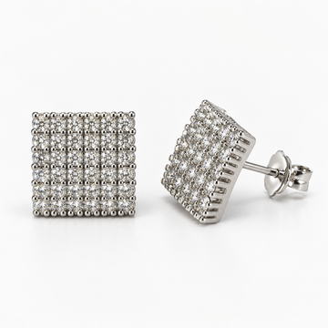 Pendientes Cuadrados Plata 925