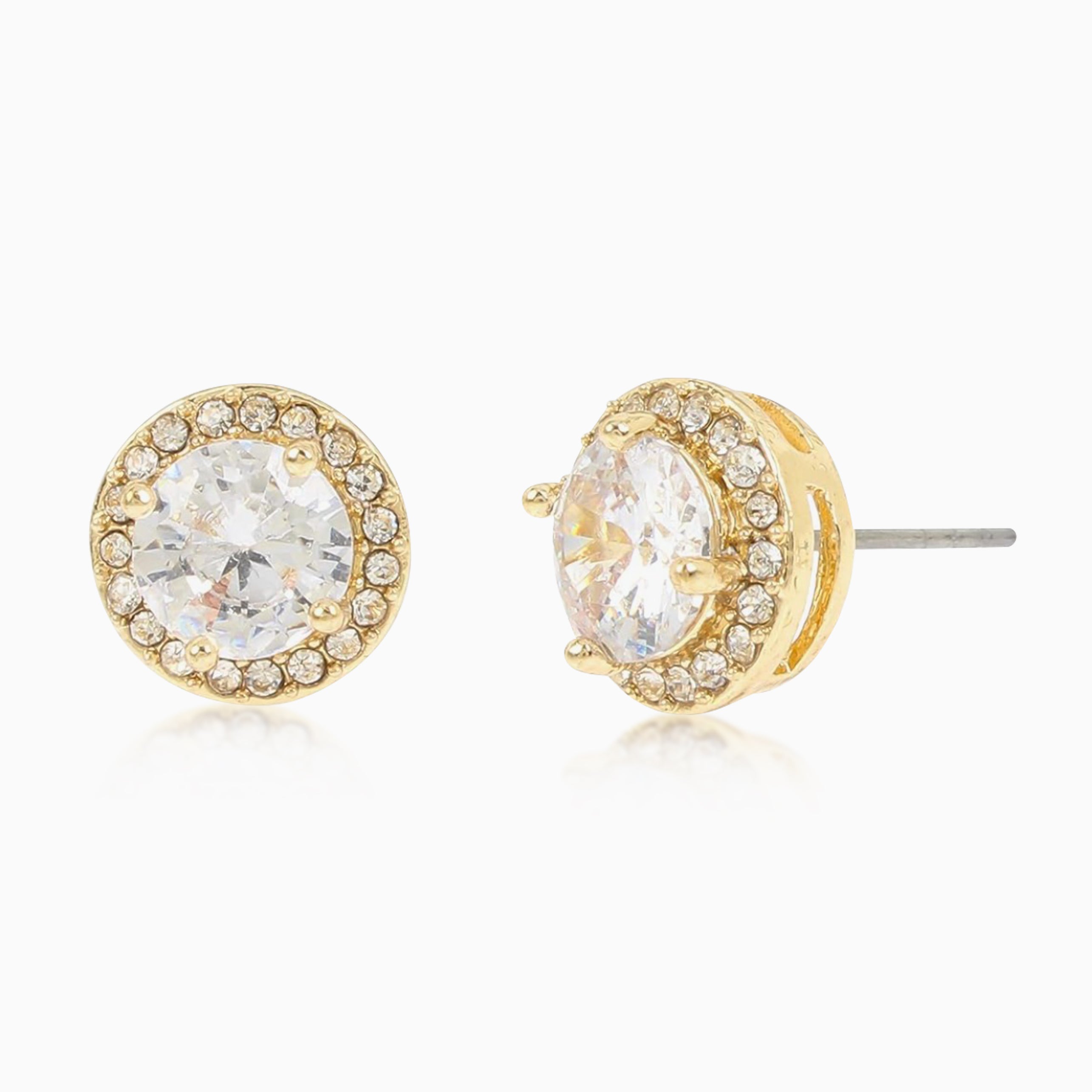 18K Gold Regular Diamond Earrings