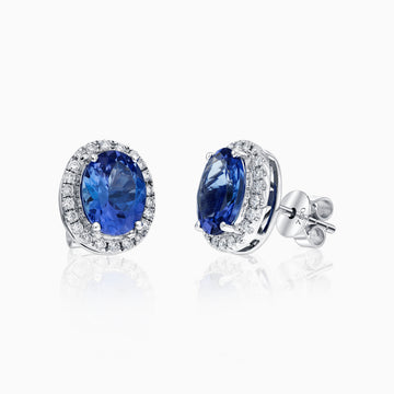 Pendientes Blue Ocean Diamonds Plata 925 de Ice Baby