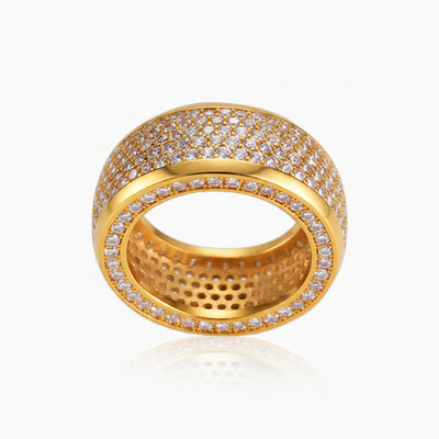 Ice Band Deluxe Ring – 18K Gold