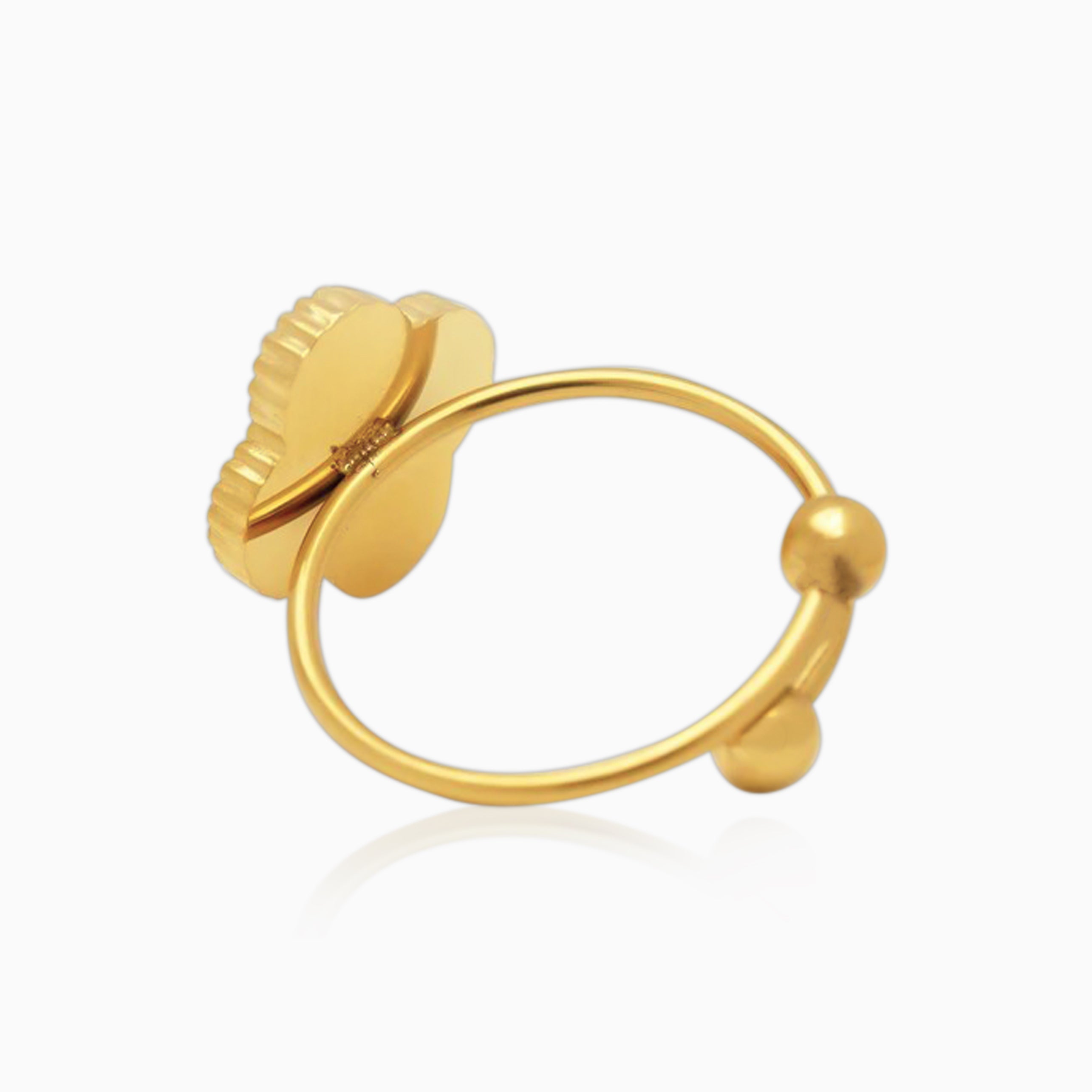 Anillo Trébol White Oro 18K