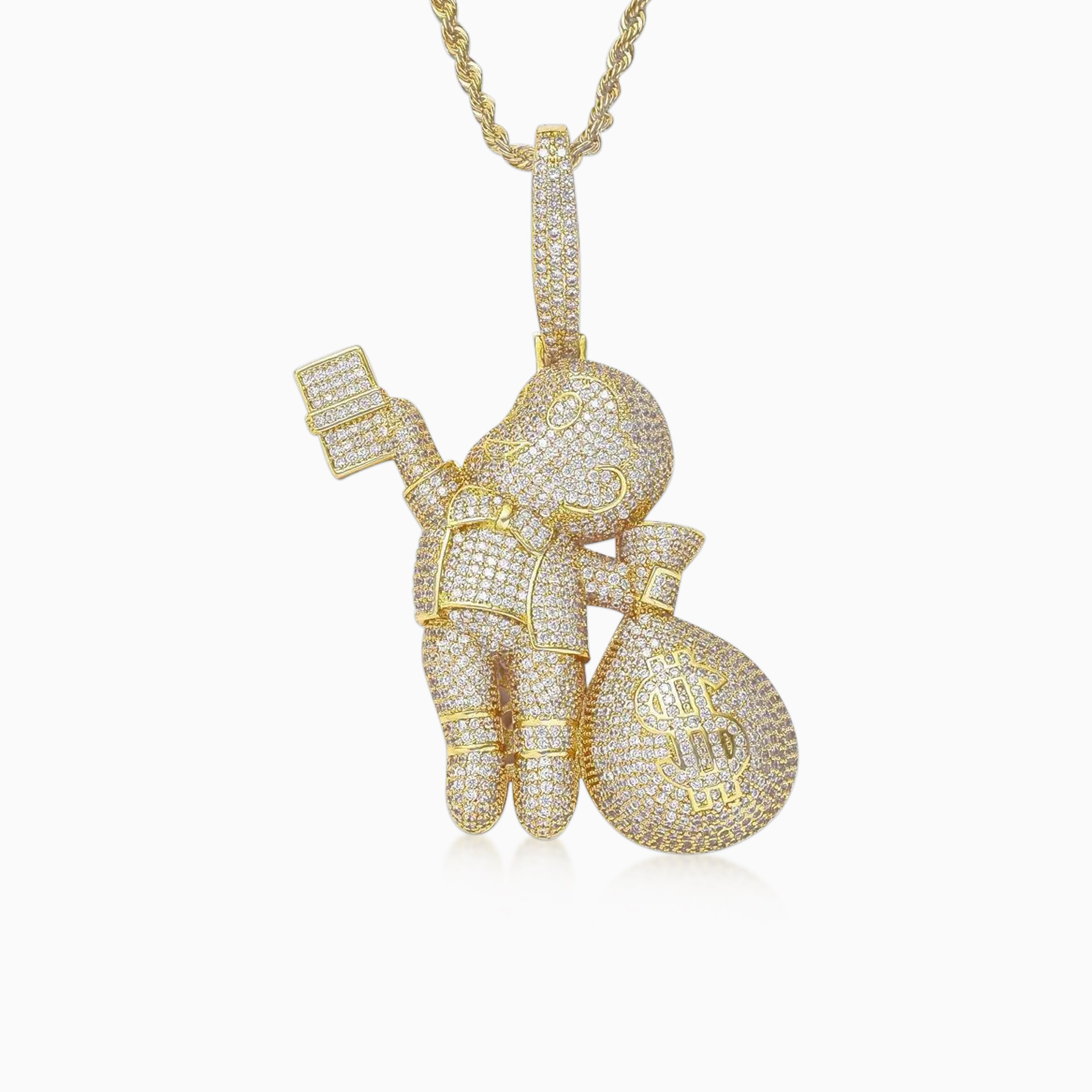 Bag Kid 18K Gold Pendant