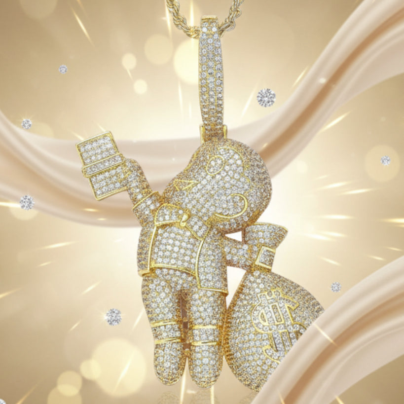Bag Kid 18K Gold Pendant