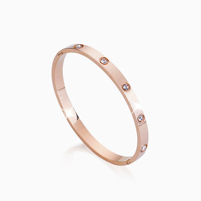 Brazalete Love Oro Rosa Mujer