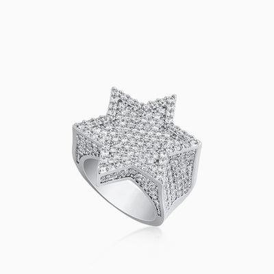 Anillo Iceystar Oro Blanco