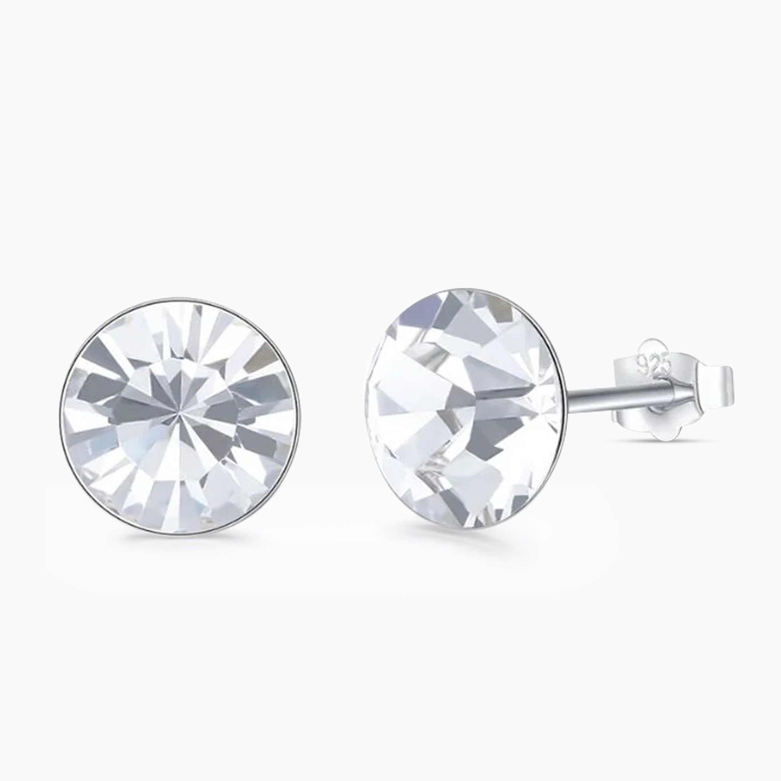 Pendientes Round Ice Plata 925