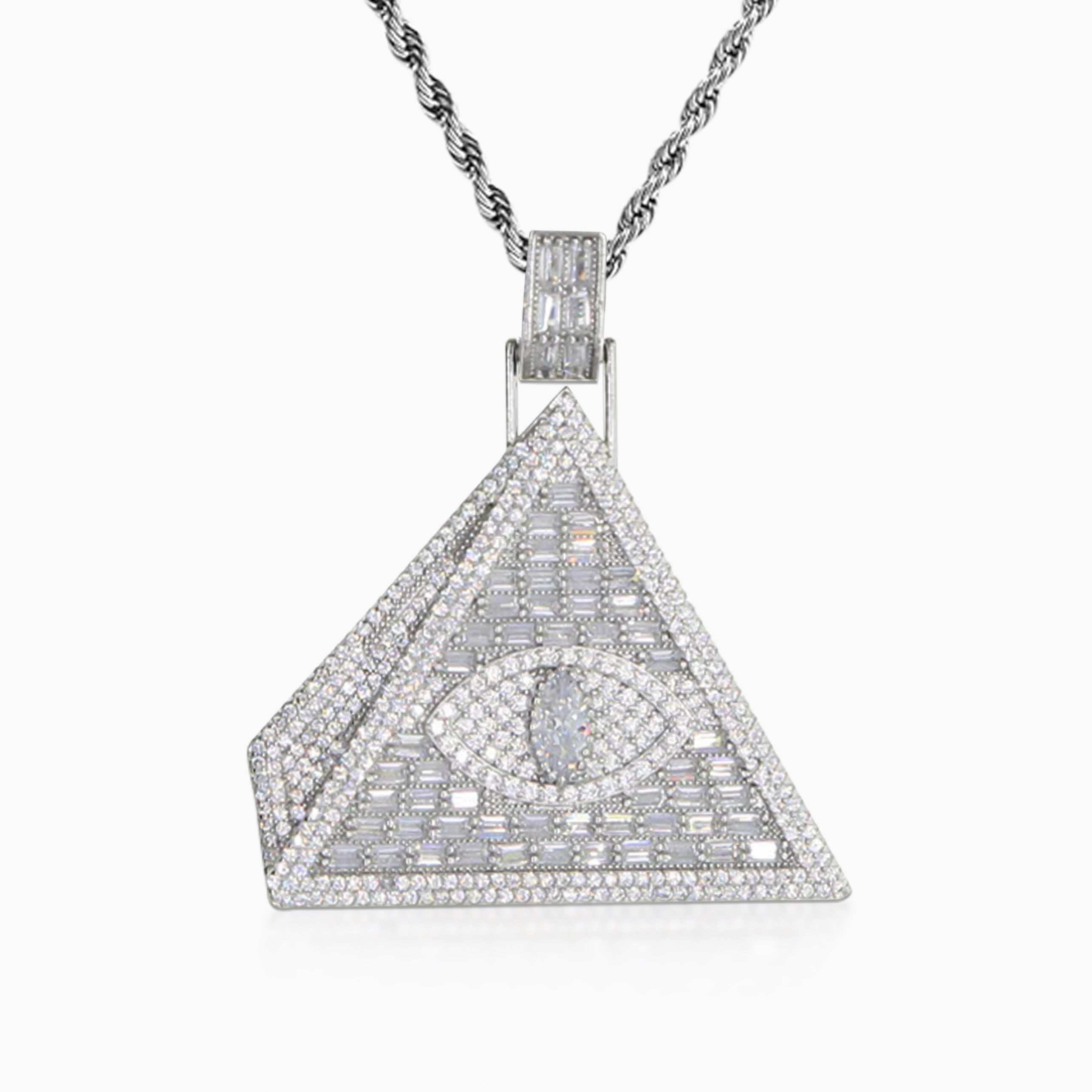 Illuminati Pendant White Gold