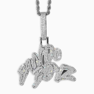 Colgante Bando Boyz Oficial Oro Blanco