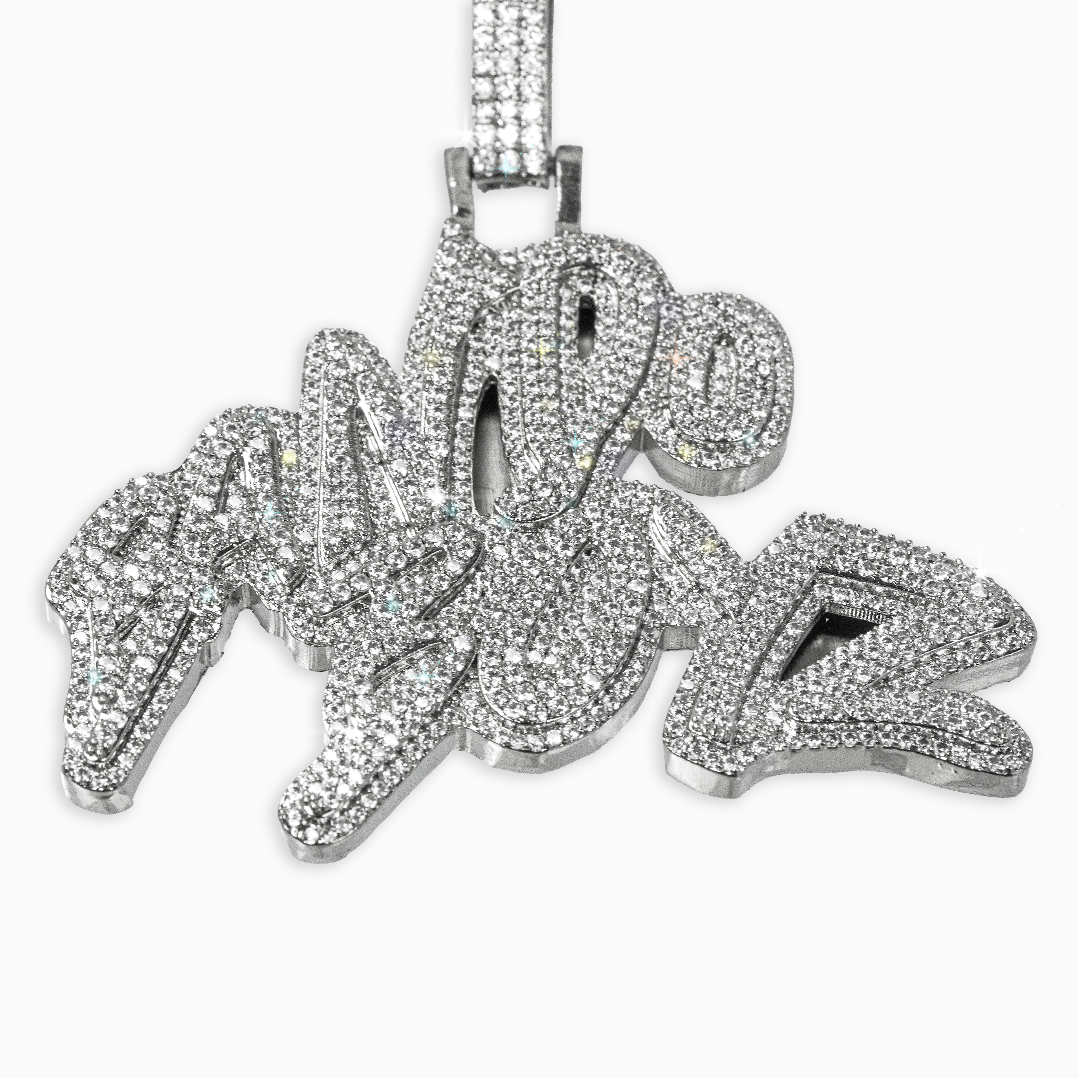 Colgante Bando Boyz Oficial Oro Blanco