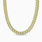 Prong Cuban Link Chain 15 mm – 18K Gold by Ice Baby