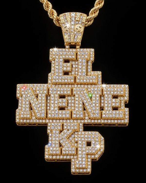 Colgante El Nene KP Oro 14K, hecho por Ice Baby