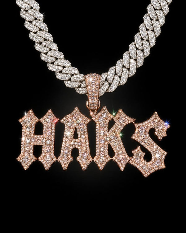 Colgante Personalizado HAKS, hecho por Ice Baby