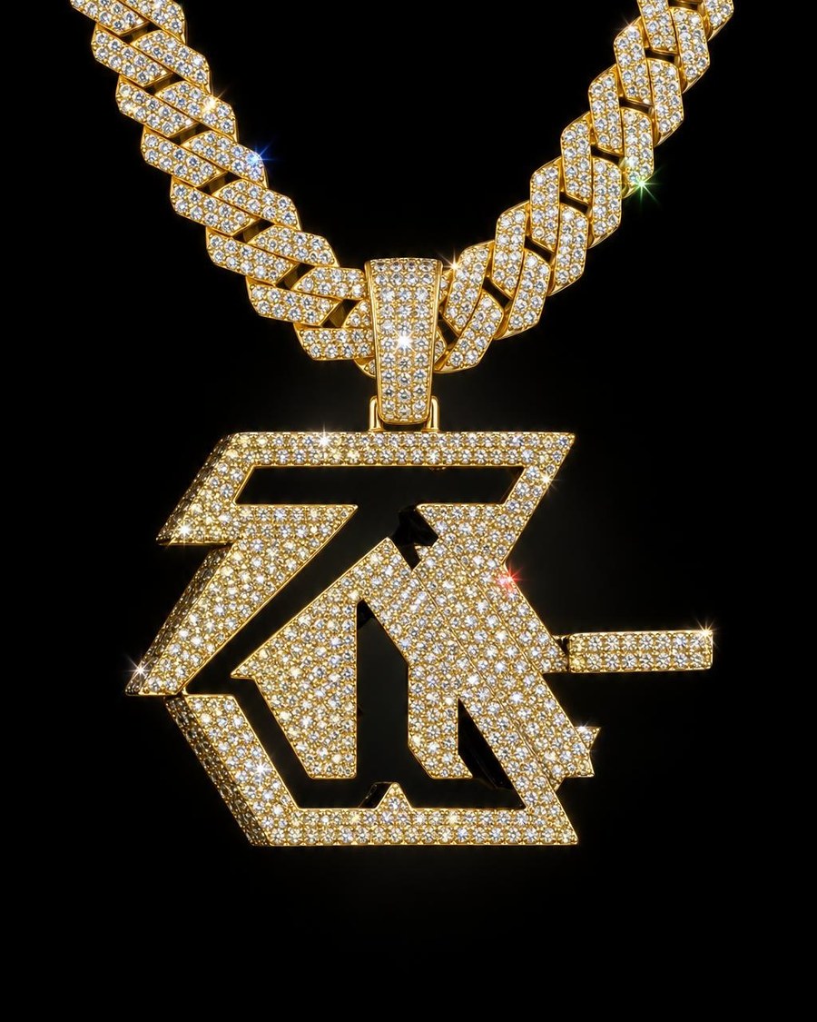 Colgante Personalizado ZK hecho por Ice Baby
