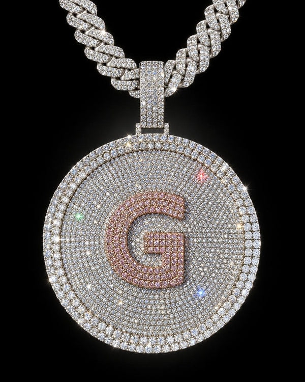 Colgante Personalizado Redondo, hecho por Ice Baby