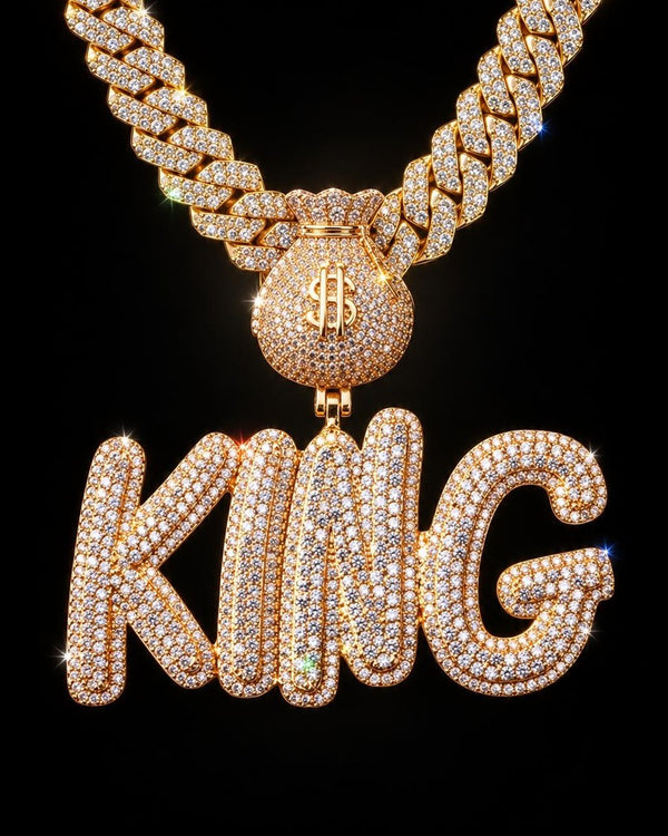 Colgante Personalizado King Money, hecho por Ice Baby