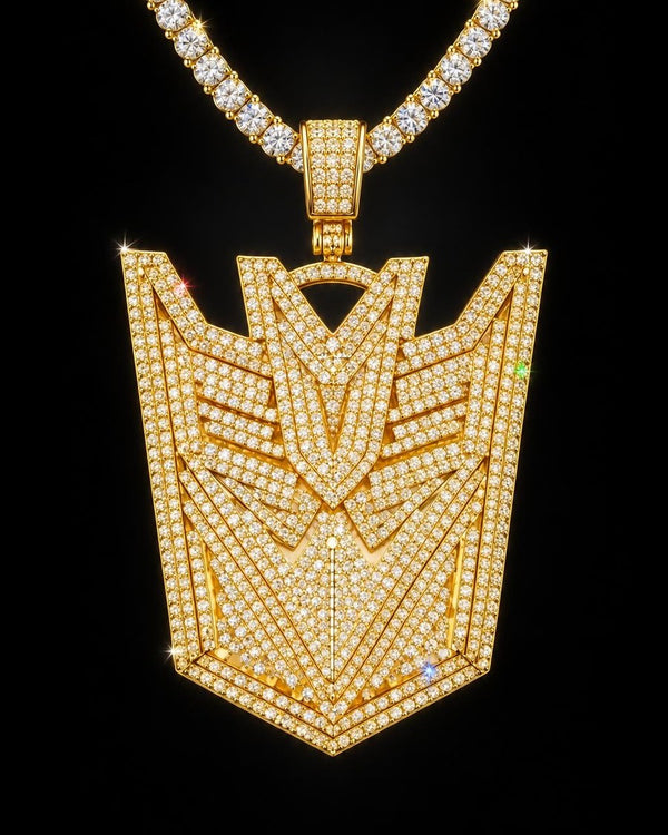Colgante Megatron Oro 14K, hecho por Ice Baby