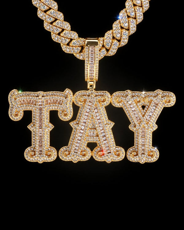 Colgante Personalizado West Baguettes, hecho por Ice Baby