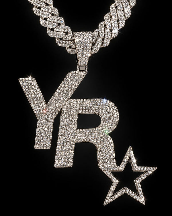Colgante Personalizado YR Estrella, hecho por Ice Baby