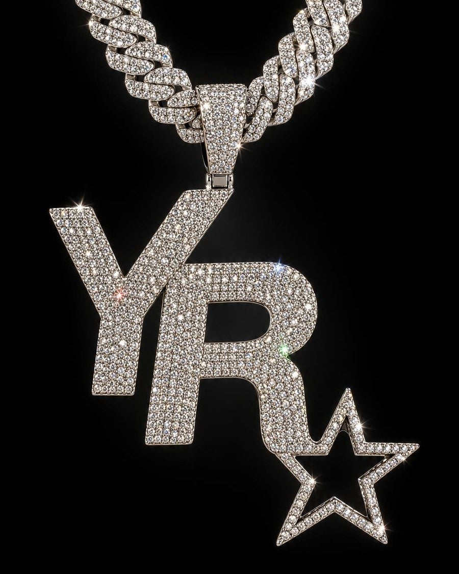 Colgante Personalizado YR Estrella hecho por Ice Baby
