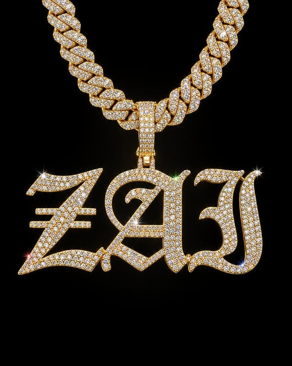 Colgante Personalizado Gótico, hecho por Ice Baby
