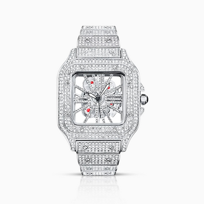 Reloj Skeleton Oro Blanco