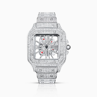 Reloj Skeleton Oro Blanco