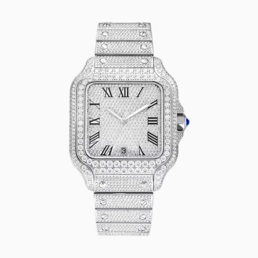 Reloj VVS Santoz Classic Oro Blanco de Ice Baby