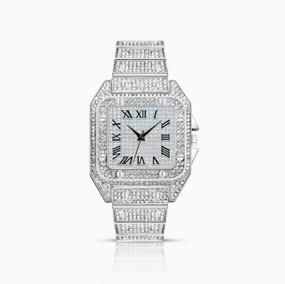 Reloj Santoz Clásico Oro Blanco