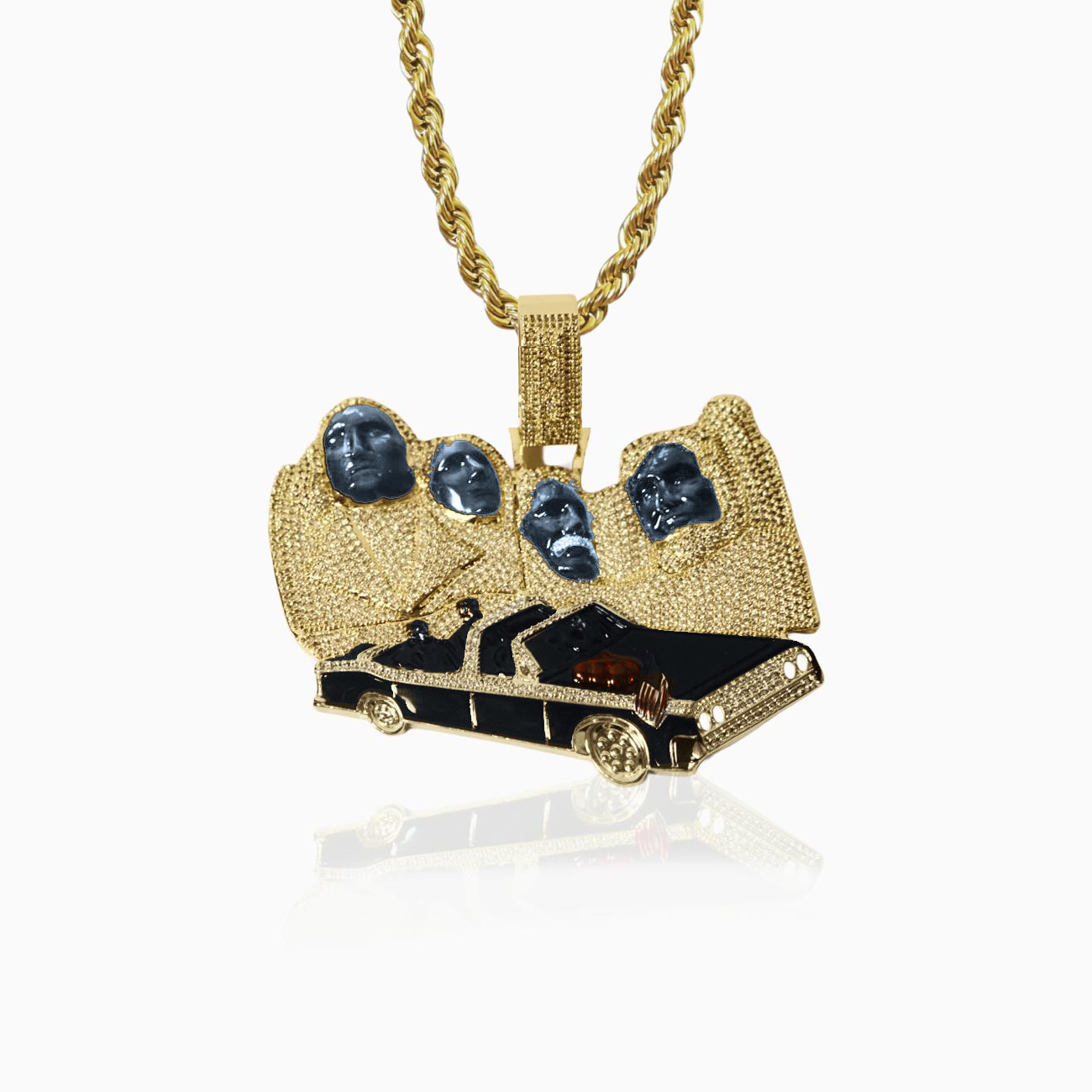 Colgante Presidentes x Hades 66 Oro 14K