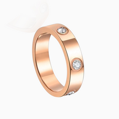 Women's Rose Gold Love Ring