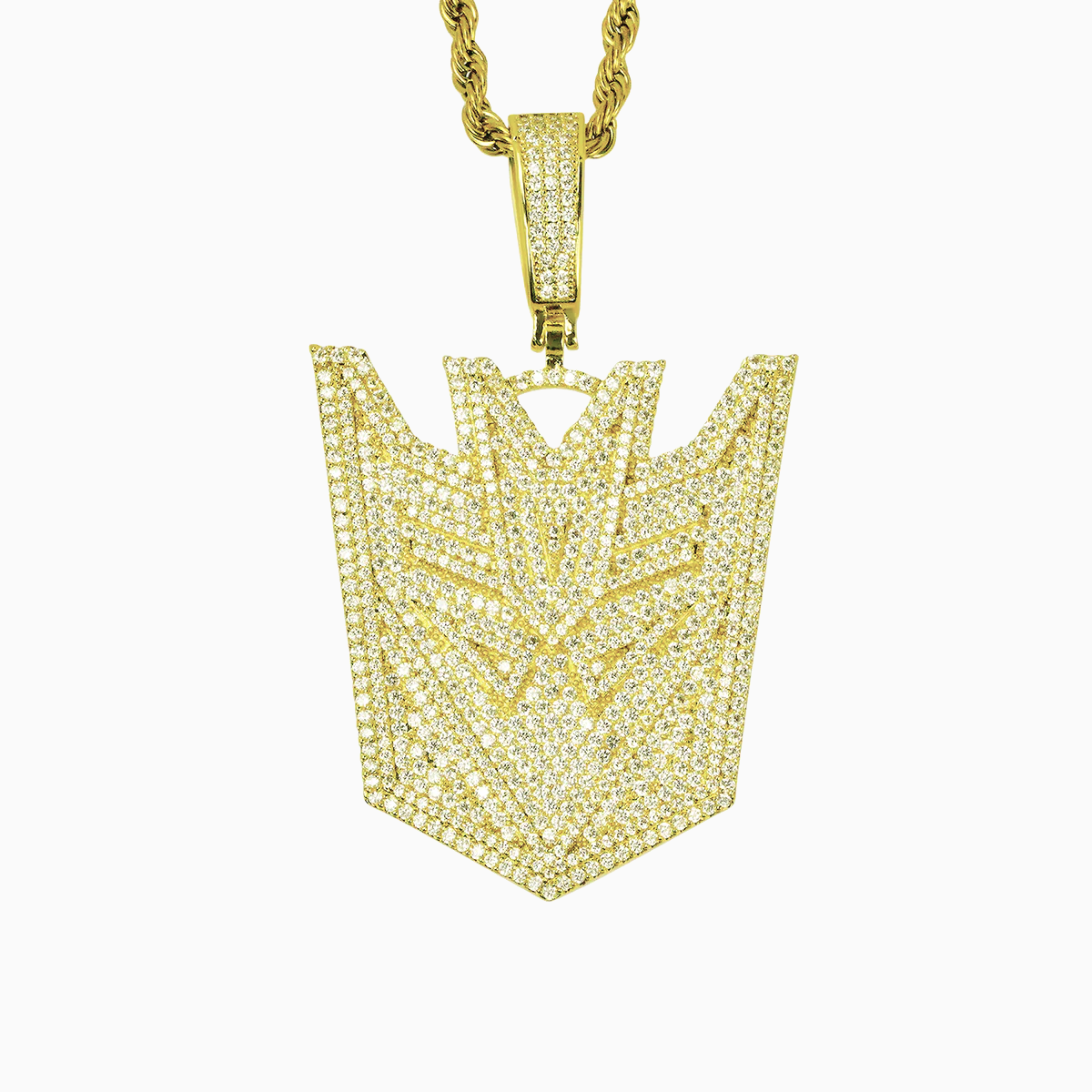 14K Gold Megatron Pendant