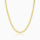 Cadena Cubana 6 mm Florida Oro 18K