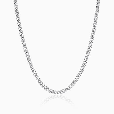 Florida Cuban Link Chain 6 mm – White Gold