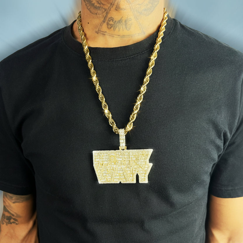Money Wayy 14K Gold Pendant