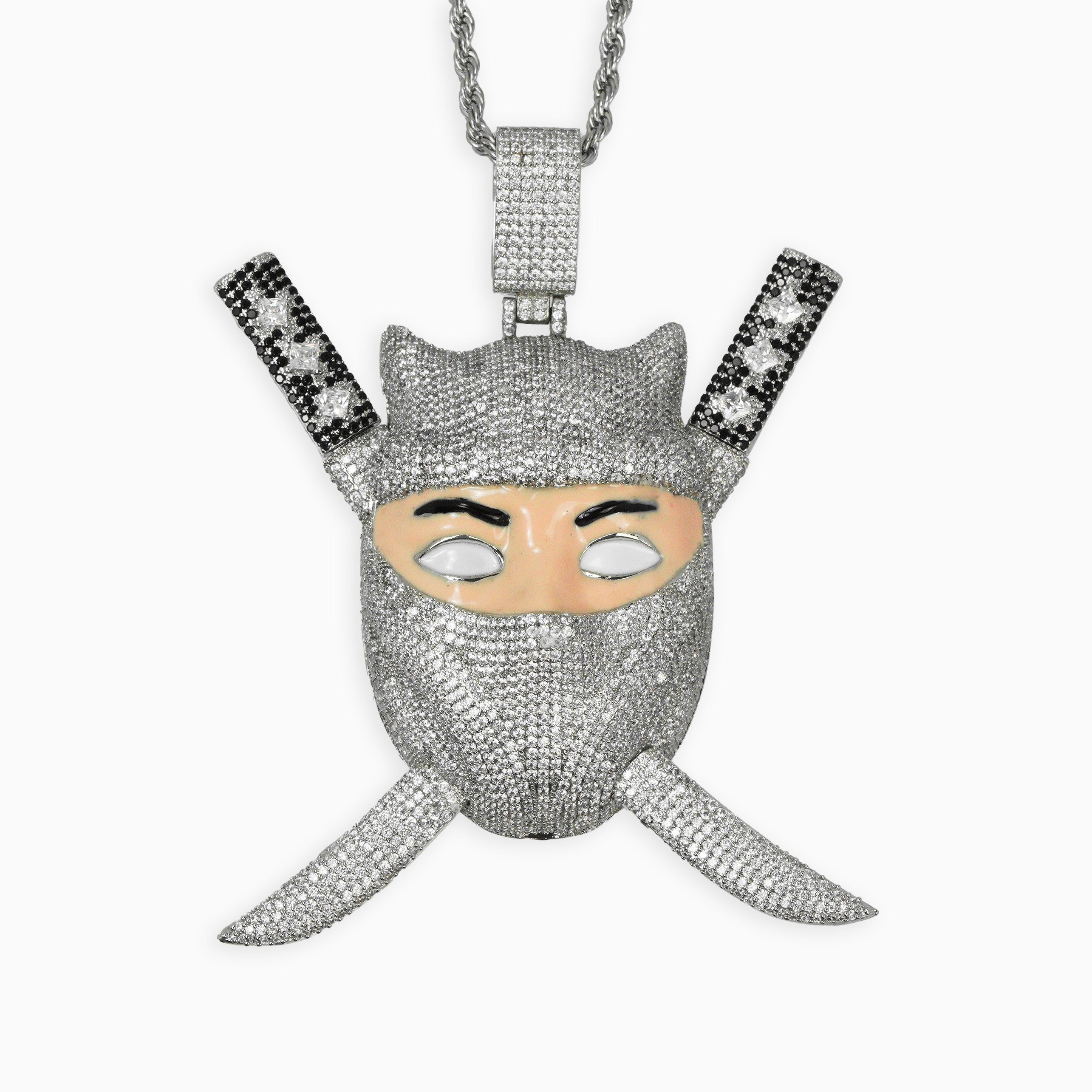 Ninja Pendant Limited Edition White Gold