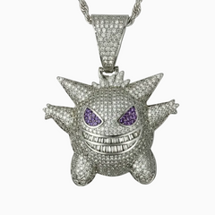 Colgante Gengar Oro Blanco