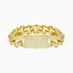 Premium Cuban Bracelet 20 mm 18K Gold