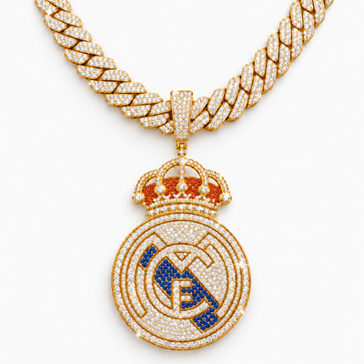 Real Madrid Pendant – 14K Gold