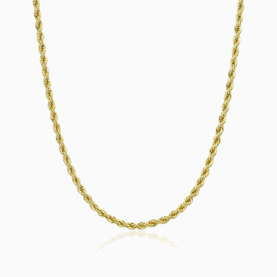 Cadena Rope 4 mm Oro 18K