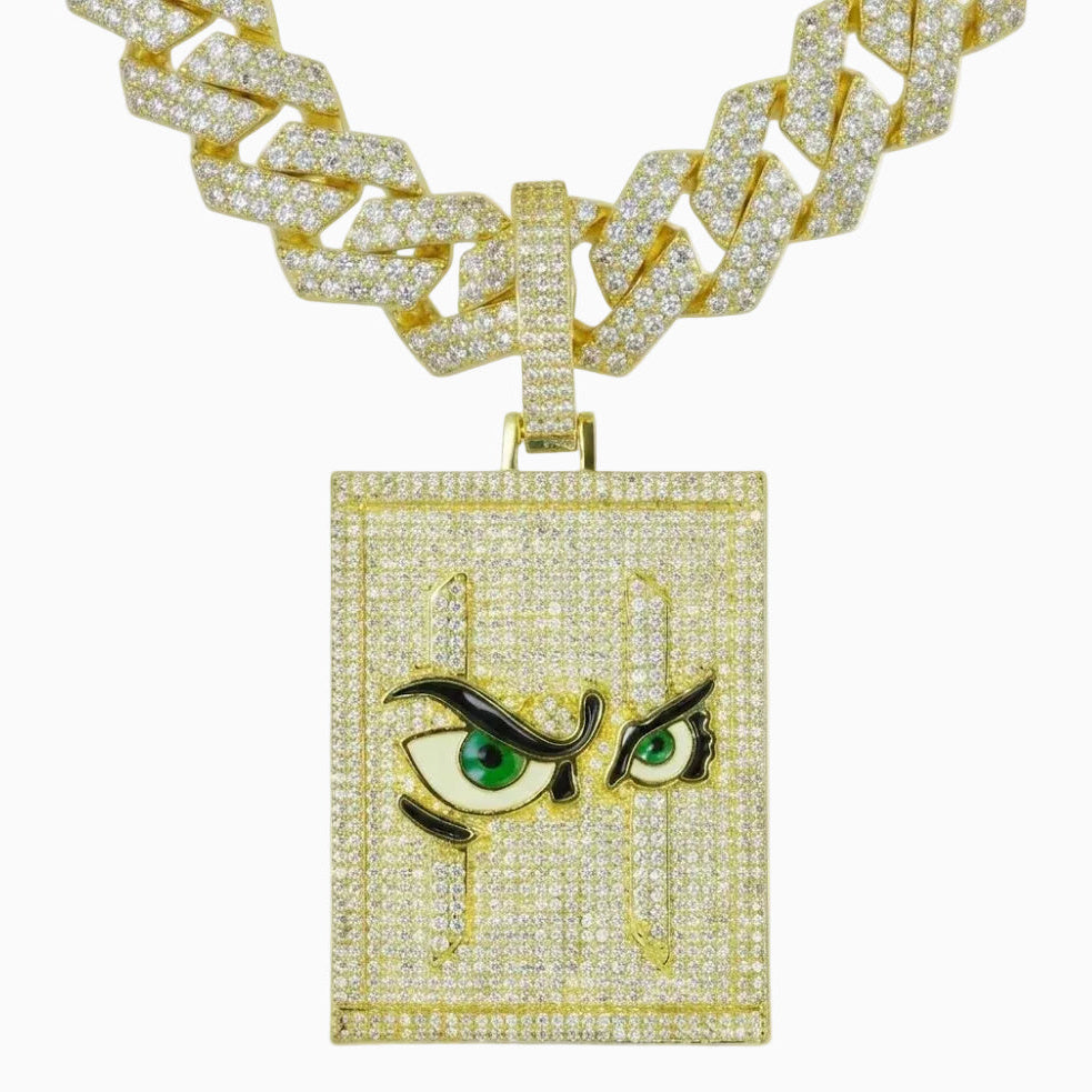 Colgante H Oro 14K de Ice Baby